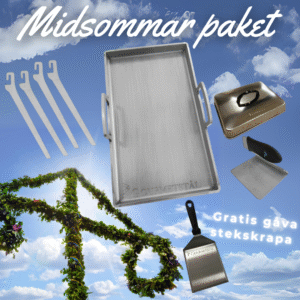 Midsommarpaket Gourmetstål 25x42cm - perfekt för halva spisen