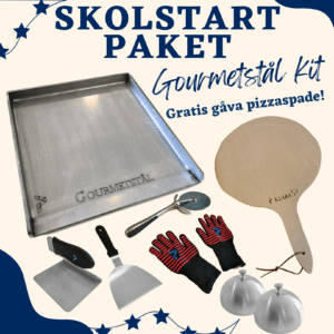 Skolstartpaket Gourmetstål - stekbord, pizza & brödbak