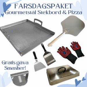 Farsdagpaket! - Gourmetstål Stekbord, pizza, brödbak